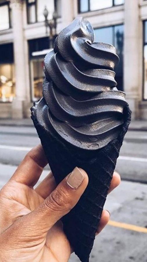 Activated Charcoal Ice Cream