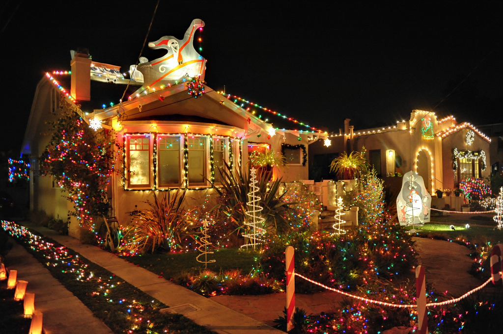 Christmas Tree Lane F Street in Oxnard The Voyager